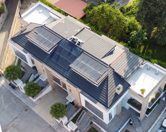 Impianto fotovoltaico residenziale realizzato da Gemit